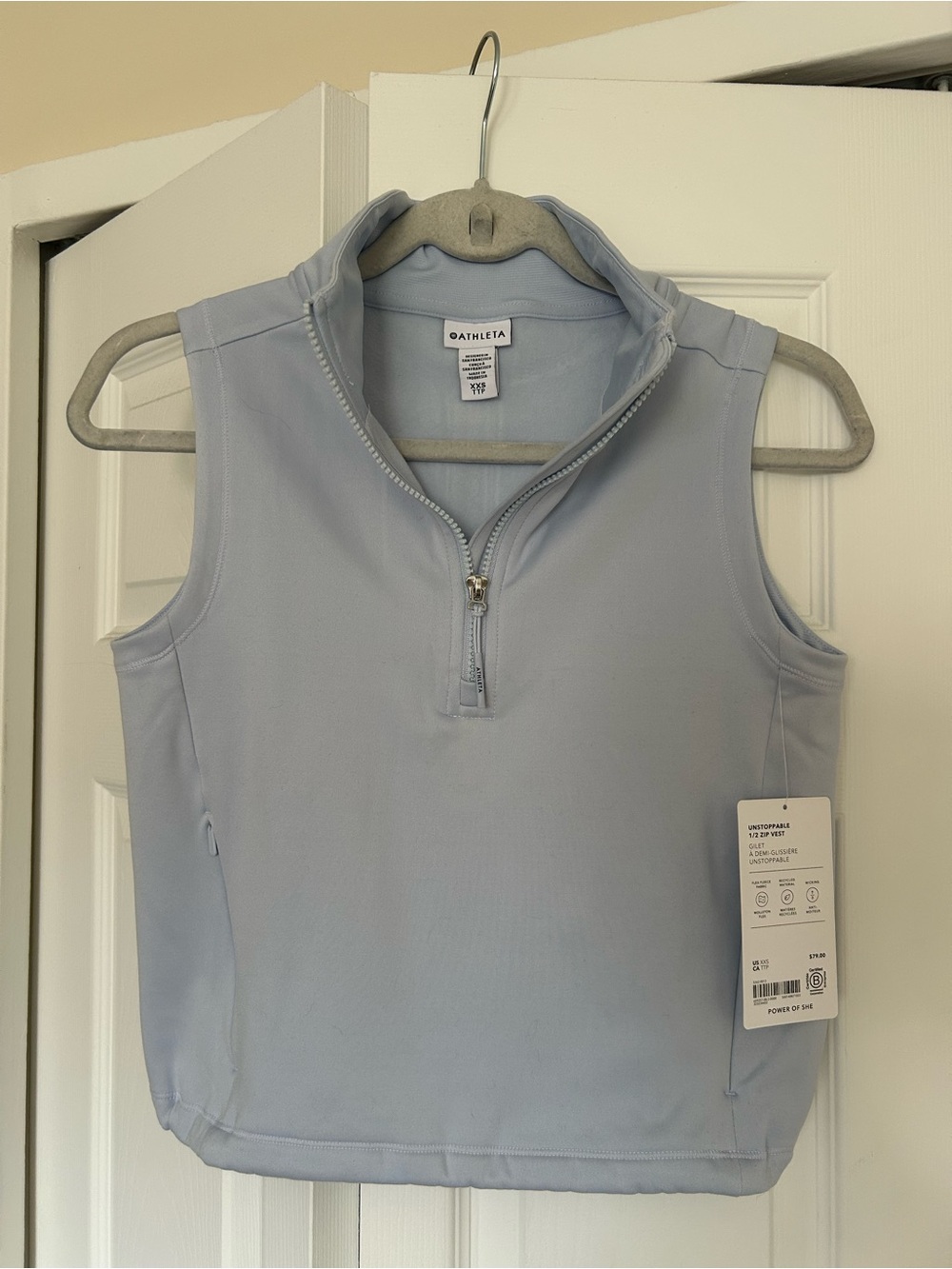 Athleta Women's Sleeveless Zip-Front Top
